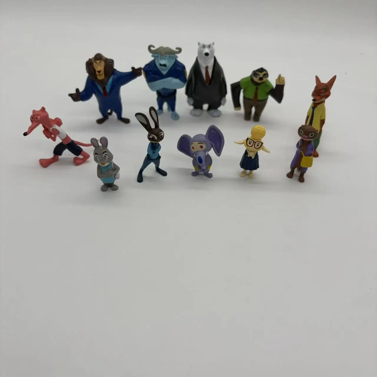 Increíbles animales de Zootopia figuras de acción de juguete conejo Judy Hopps Fox Nick Wilde película niños regalo colección figuras
