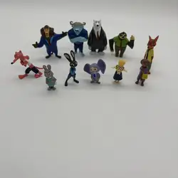 Amazing Zootopia Animals Action Figure Toys Rabbit Judy Hopps Fox Nick Wilde Movie Kids Gift Collection Figures
