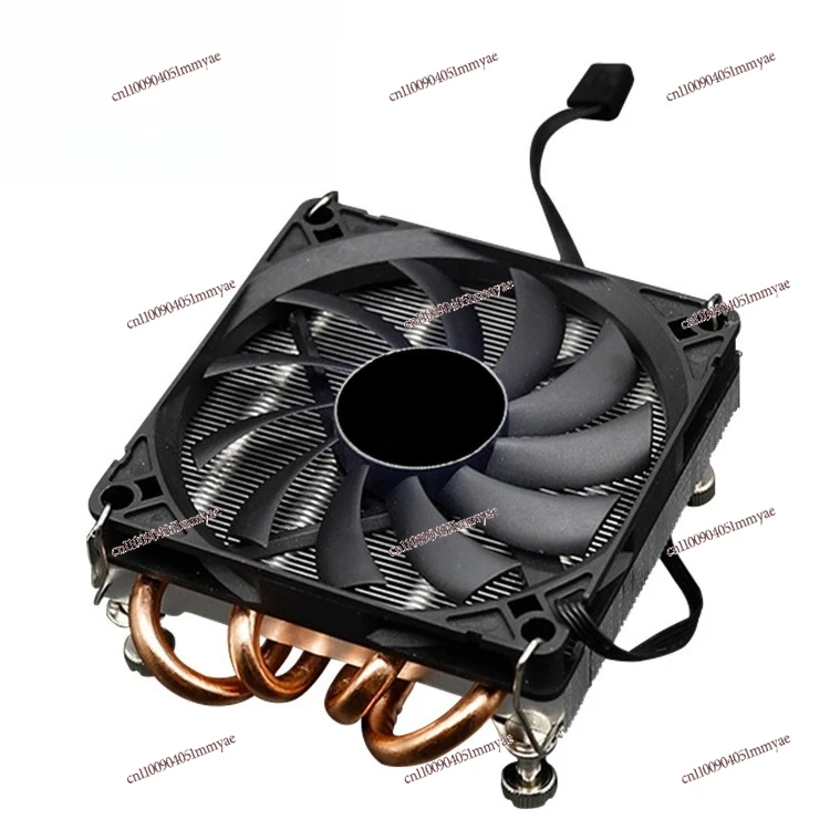 Thin downward pressure small host chassis four heat pipes silent AM4 interface radiator