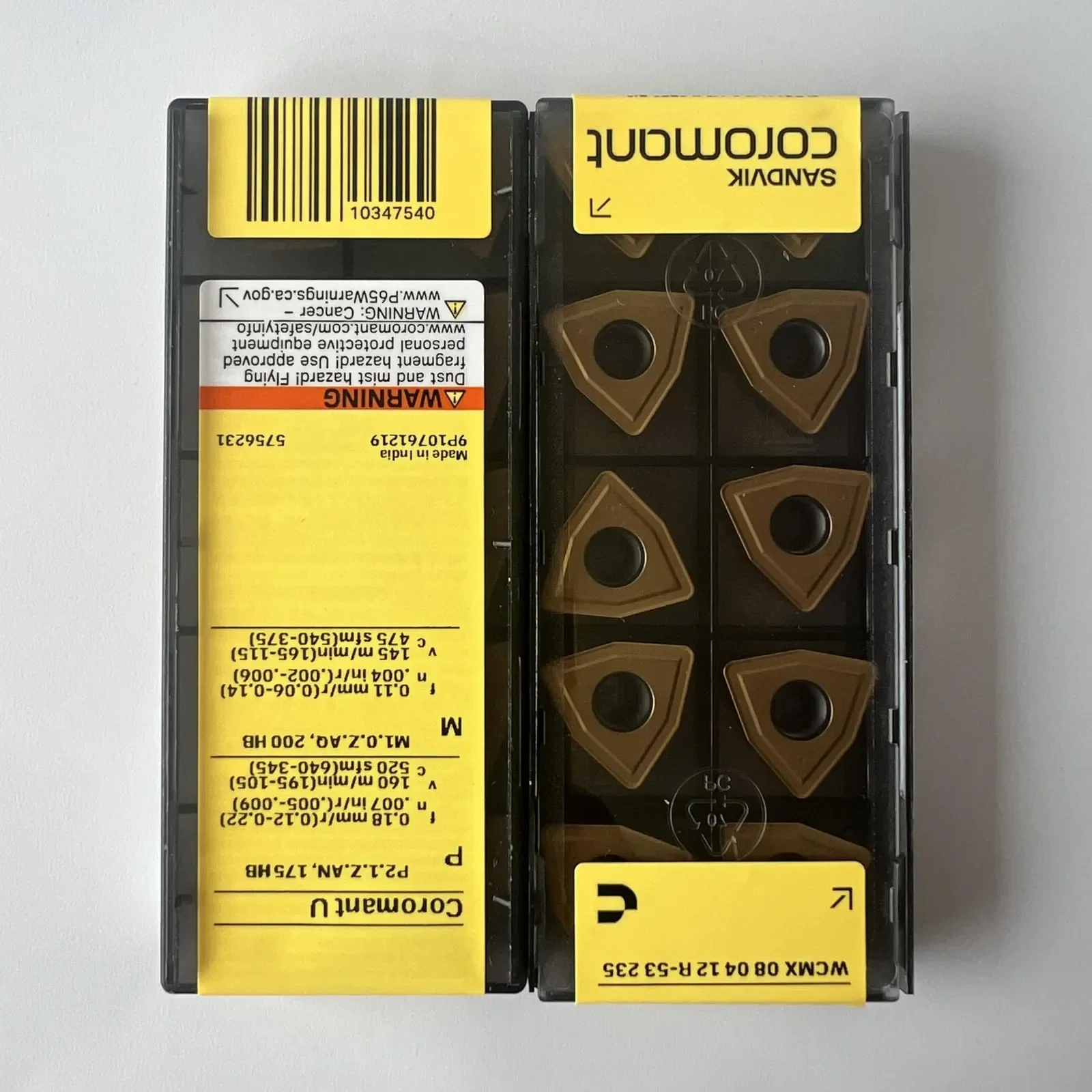 

SANDVIK-Coromant / WCMX080412R-53 235 / 10 Pcs