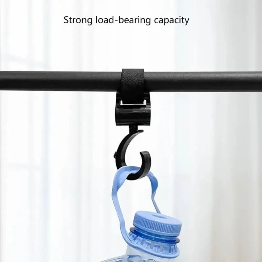 Gancho Grande para Cochecito, Gancho Multiusos con Velcro, Colgador para Cochecito, Accesorios Duraderos para Cochecito