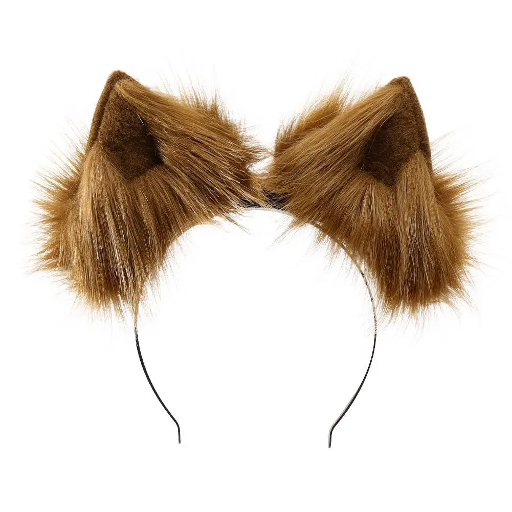 Charging Removable Cosplay Wolf Ear,Gravity Sensitive Touch Movable Electric Fox Beast Ear Cos Headgear