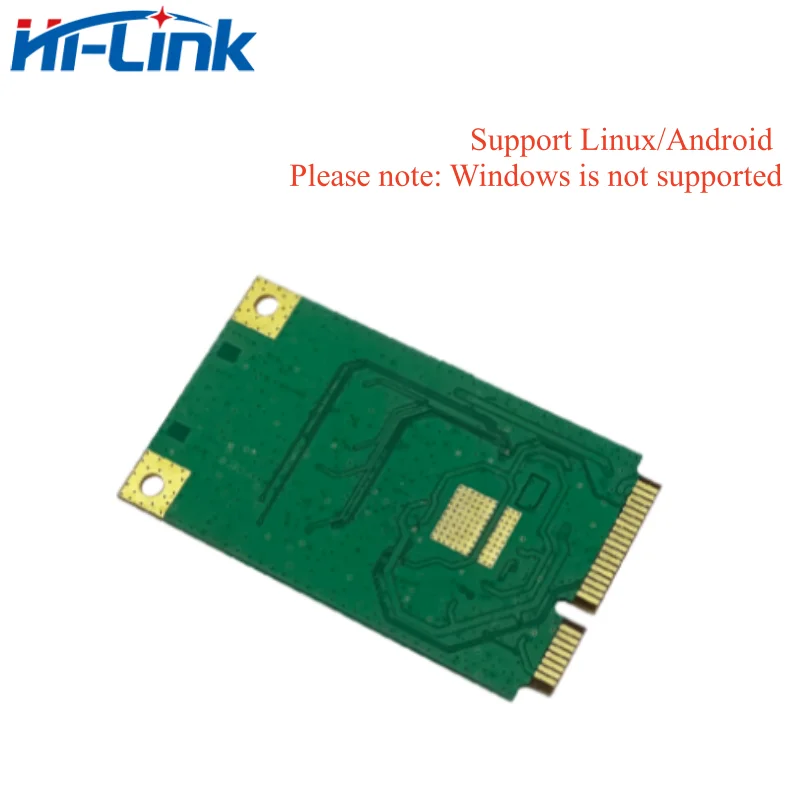 Hi-Link Openwrt MT7612E Mini PCIe WiFi5 5.8G WiFi Wireless HLK-7612E WIFI Dual gigabit network card Linux Android system MT7621