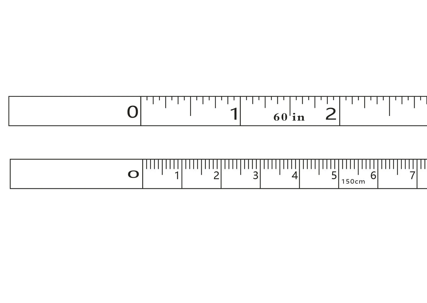 1.5MTape Measure Retractable Body Measurement Tape Measuring Ruler Double Sided Metric Meter Ruler Measuring Tools 60inch