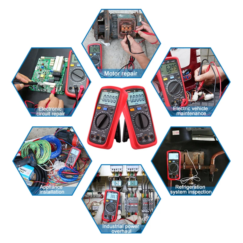 UNI-T Digitale Multimeter UT39A+ UT39E+ AC DC Stroom Spanning Professionele Multimeter Weerstand Capaciteit Meter Multi tester