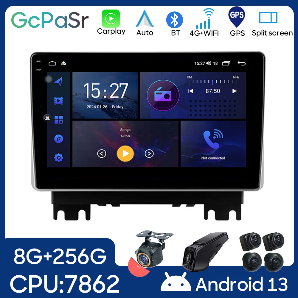 

For Changan Kaicene F70 2019 - 2023 Android Auto Car Radio GPS Navigation Multimedia Stereo Video Player 5G WIFI BT No 2din DVD