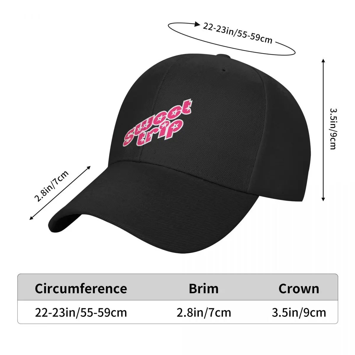 sweet trip seen unseen shirt Baseball Cap Winter hat For Women 2025 Men's