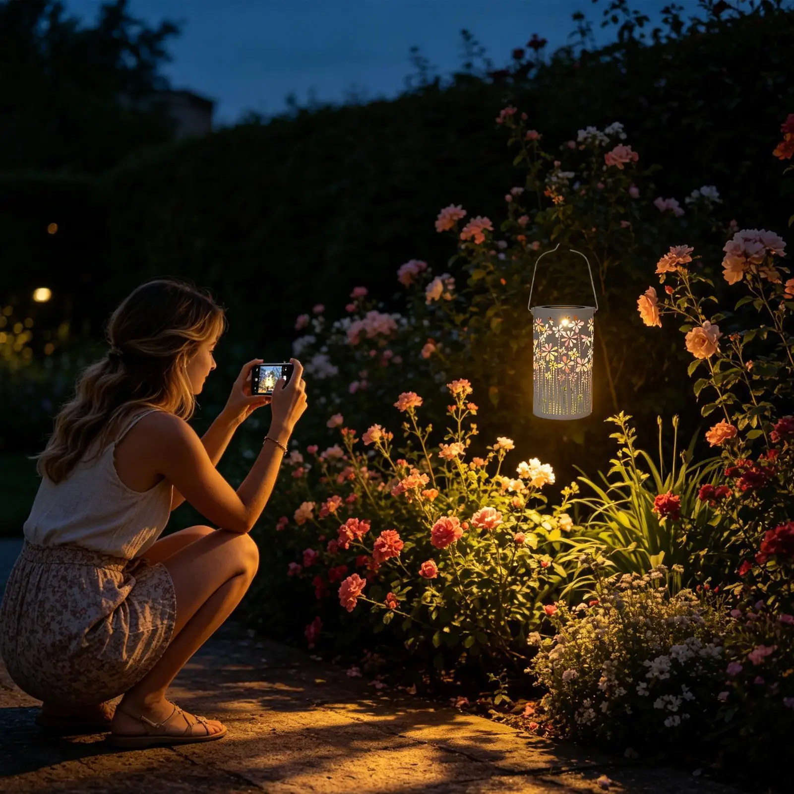 

Солнечные фонари для улицы: цветные декоративные светильники с проекцией из металла для дорожек, подъездных путей, дома и двора