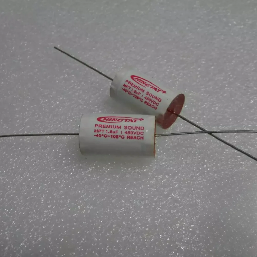 HINGTAT 1.8uf 450V 1u8 185 Brand New Axial Non-polarized Crossover Audio Capacitor