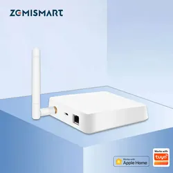 2nd Gen Newest Zemismart Zigbee Wired Hub with Antenna Strong Network Signal Smart Home Bridge Gateway Work with Tuya Homekit