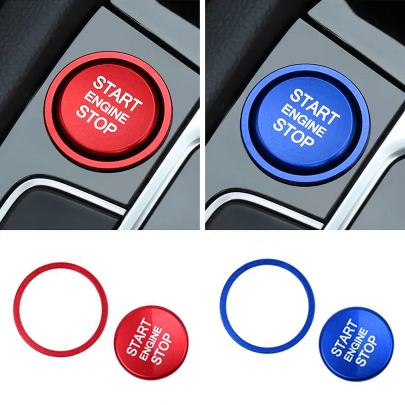 START STOP Engine Button Replace Cover Key Switch Decoration Universal Fit For Volkswagen Golf 7 Tiguan CC Passat Accessories