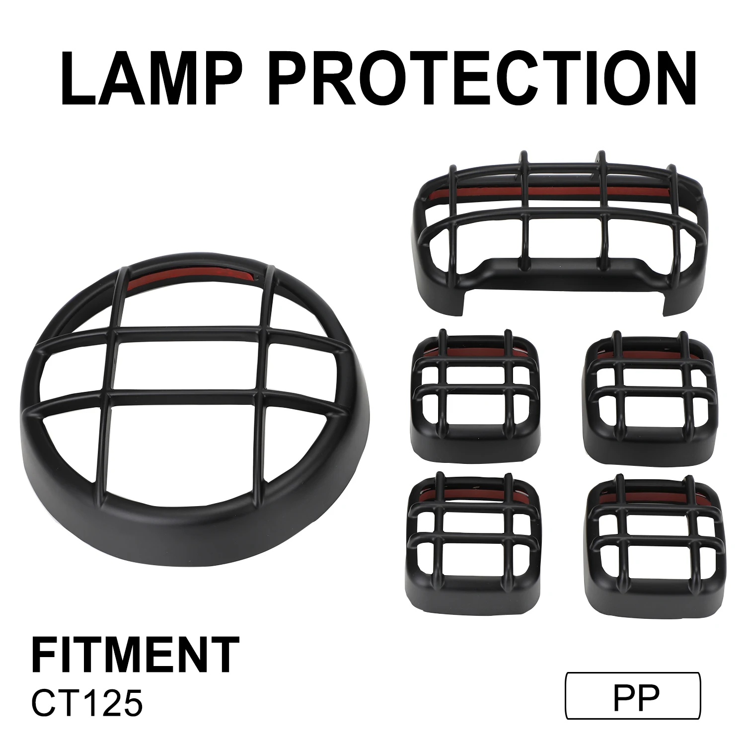 

Lamp Protection Motorcycles Accessories Head Light Porector Mask Grill Headlight Guard Decoration Cover Parts For CT 125 CT125