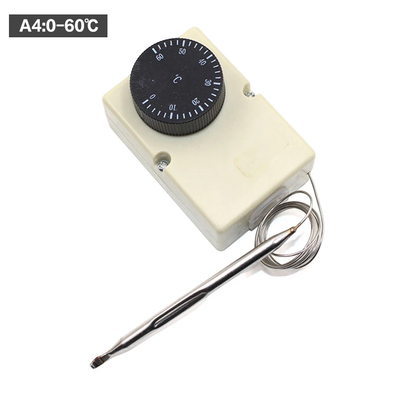 Hot Sale Capillary Thermostat 50-300C 0-60C 0-50C 0-40C 30-110C -30-30C For Electrical Device Knob Temperature Mechanical Switch