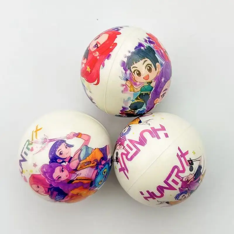Bola Mainan Penghilang Stres Busa Gadis Pemburu Ajaib 6.3cm, Bola Mainan Penghilang Tekanan Elastisitas Tinggi Rebound Lambat untuk Relaksasi