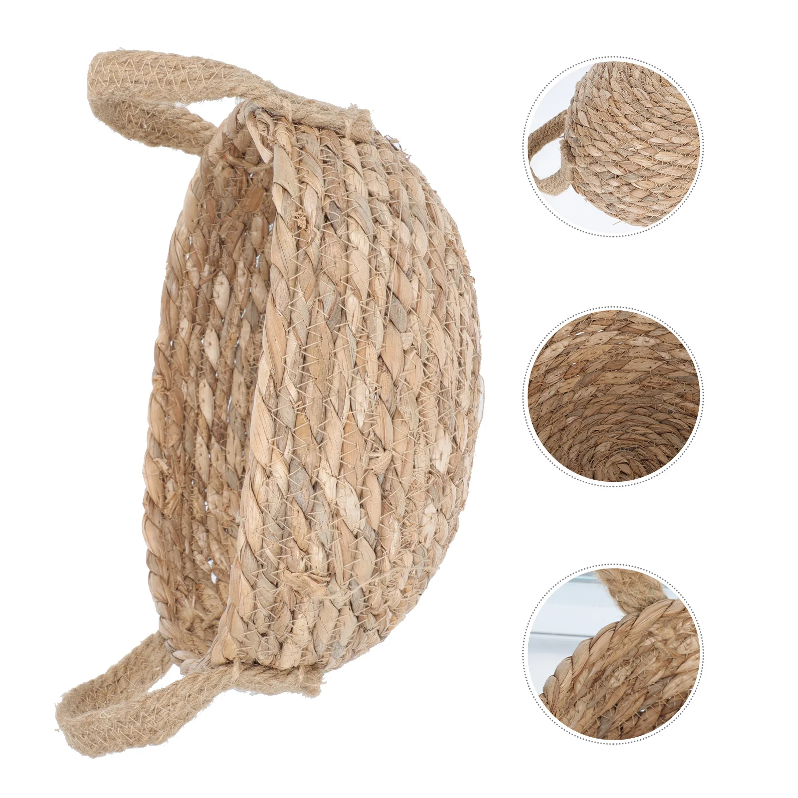 

Fruit Basket Woven High End Material Multi Functional Storage Organizer Home Decor Arrangement For Office Bedroom Desktop Flower