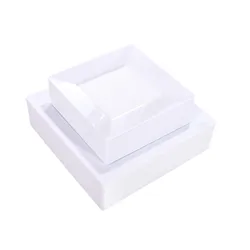 Plastic plates，25PCS