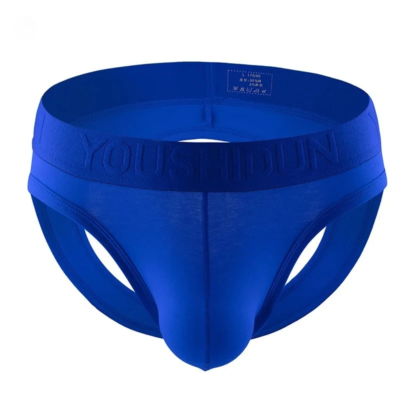 

Men's Sexy Briefs Underwear Gays Low Waist U Convex Pouch Jockstrap Cotton Breathable Comfortable Seat Absorption Sports Panties