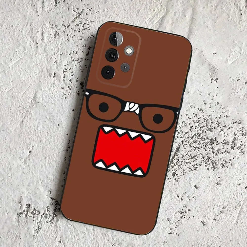 Cute D-Domo-kun  Phone Case For Samsung Galaxy A13,A21s,A22,A31,A32,A52,A53,A71,A80,A91 Soft Black Cover