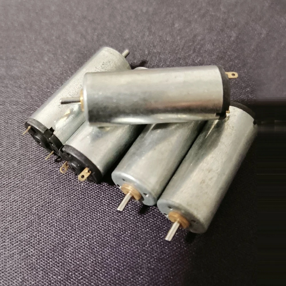 

5PCS Brush DC Motor 1230 DC3V Brush Motor Cylindrical Small Motor 18500RPM High Power Model Motor