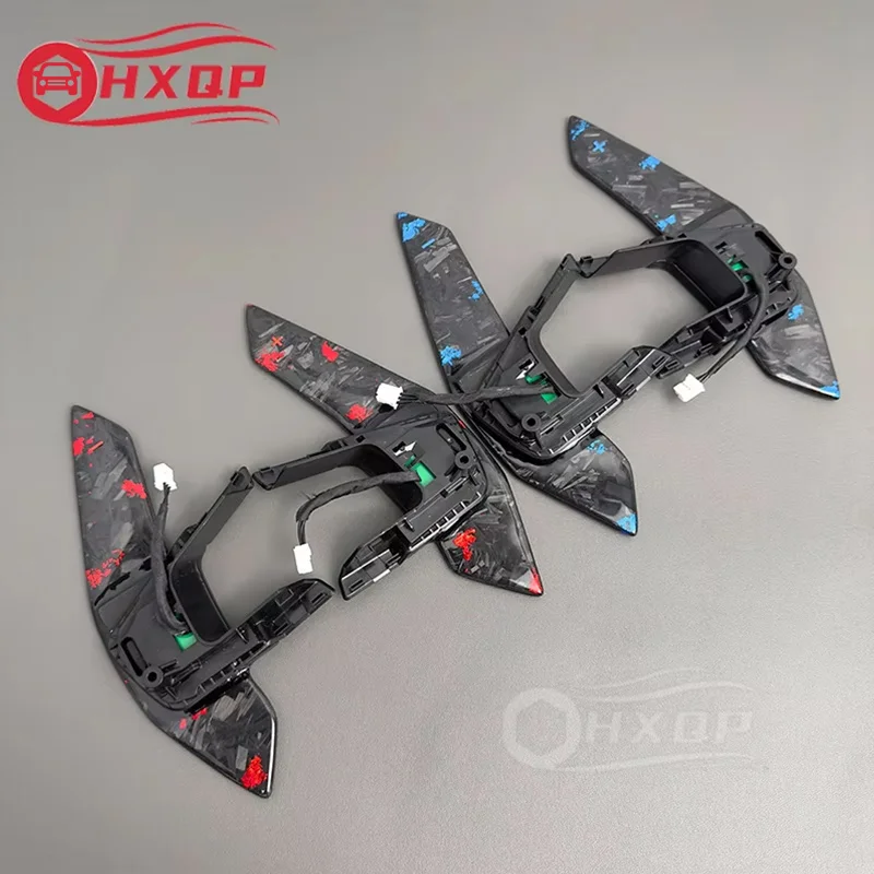 

Подходит для спортивного руля Volkswagen Golf 7/7,5 GTI/R, кованые лопасти переключения передач из углеродного волокна.