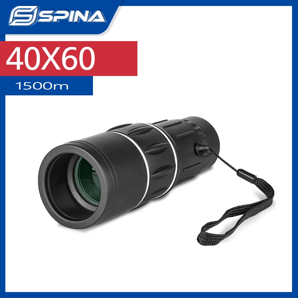 

40x60 Pocket Monocular Binoculars Handy Zooming Focus Ourism Outdoor Tactical Hunting Distance Measurement