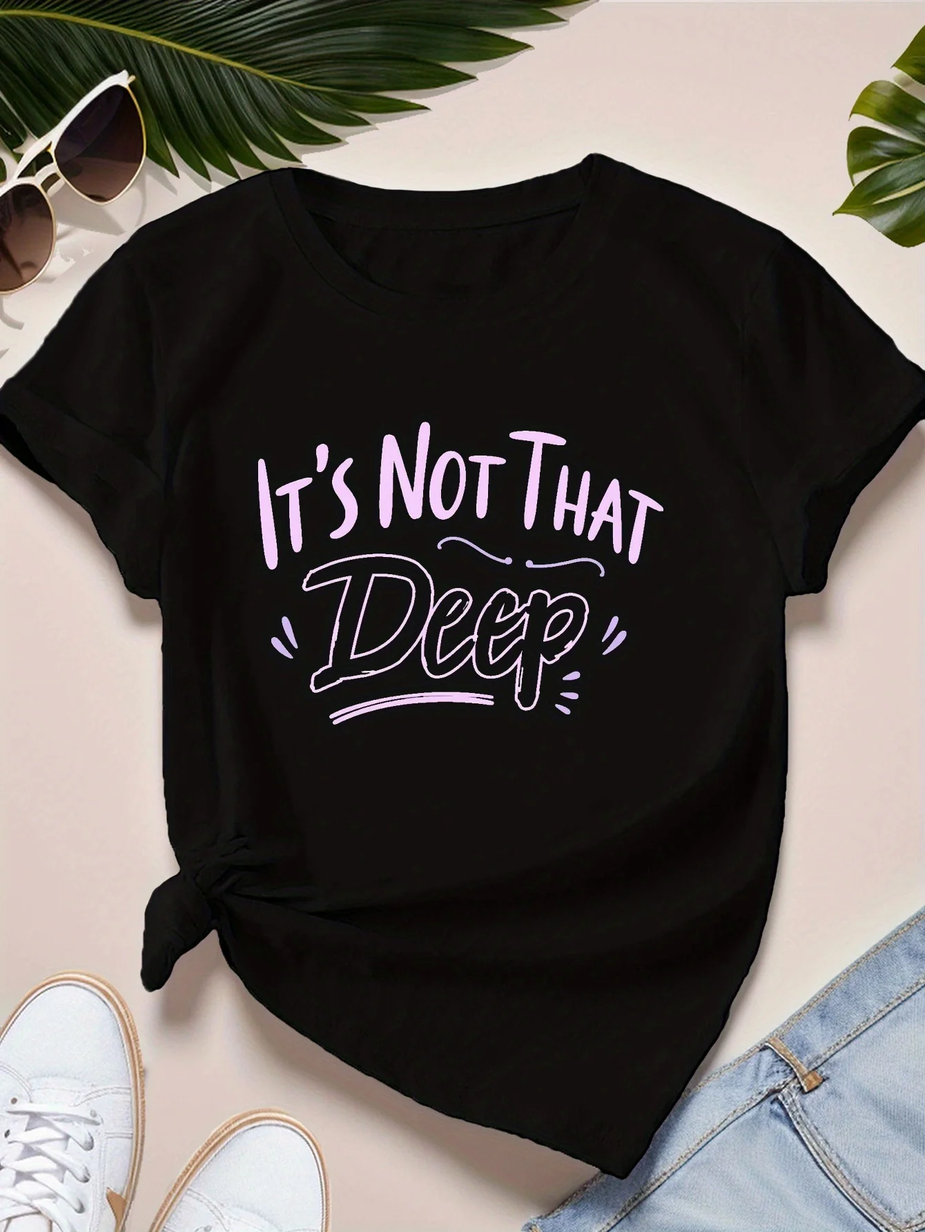 Not So Deep レディース スポーツ 半袖 Tシャツ クリスマス