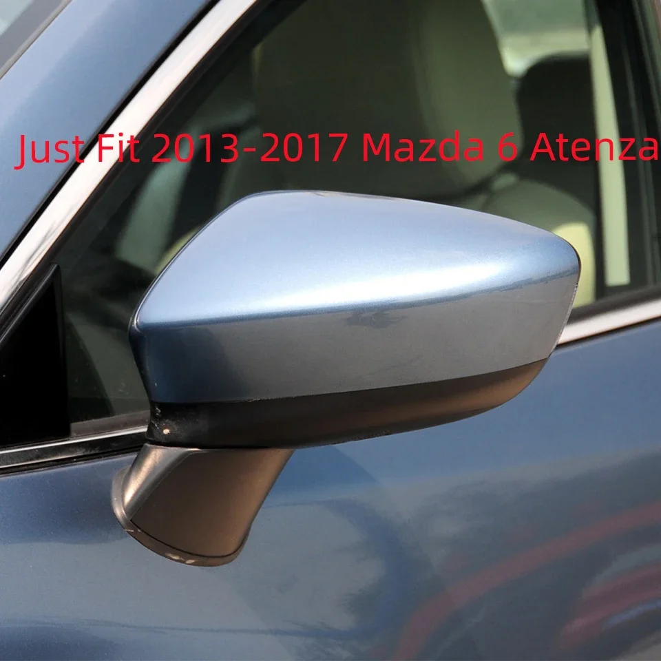 2Pcs For Mazda 6 Atenza 2013 2014 2015 2016 2017 Rearview Mirror Cap Lid Door Mirror Cover Housing  Rearview Side Wing Shell