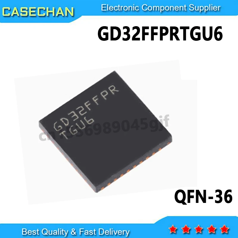 2PCS GD32FFPRTGU6 GD32FFPR QFN-36 The fingerprint identification microcontroller