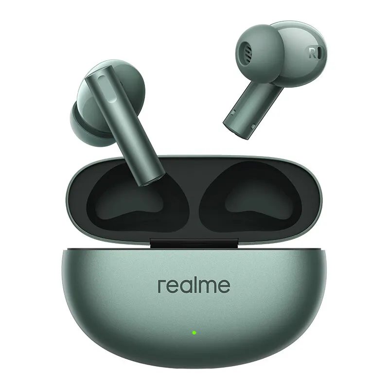 New Realme Buds Air 6 6Pro TWS Earphone 50dB Active Noise Cancelling Wireless Headphone Bluetooth 5.3 40 Hours Life