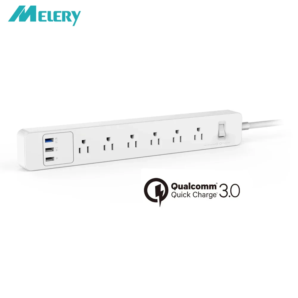 ميلري المكسيك الولايات المتحدة 6 منافذ قطاع الطاقة عرام حامي المكونات الكهربائية مآخذ التبديل الزائد حماية 1.4 متر تمديد الحبل