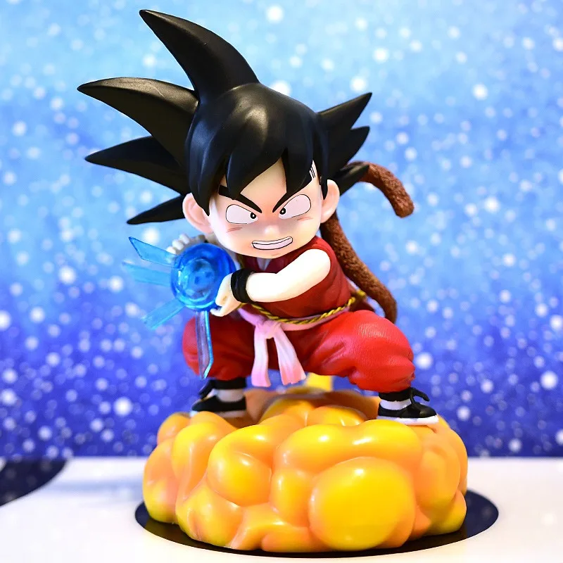 

Bandai Seven Dragon Ball Anime Driving Cloud Childhood Son Goku Action Figure Doll PVC Super Saiyan Series Model Collection Toys