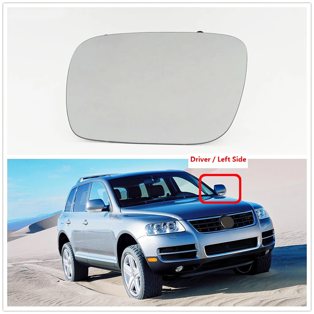 

For VW Touareg 2002 2003 2004 2005 2006 Car-styling Car Rear Door Mirror Glass With Heated Left Driver Side