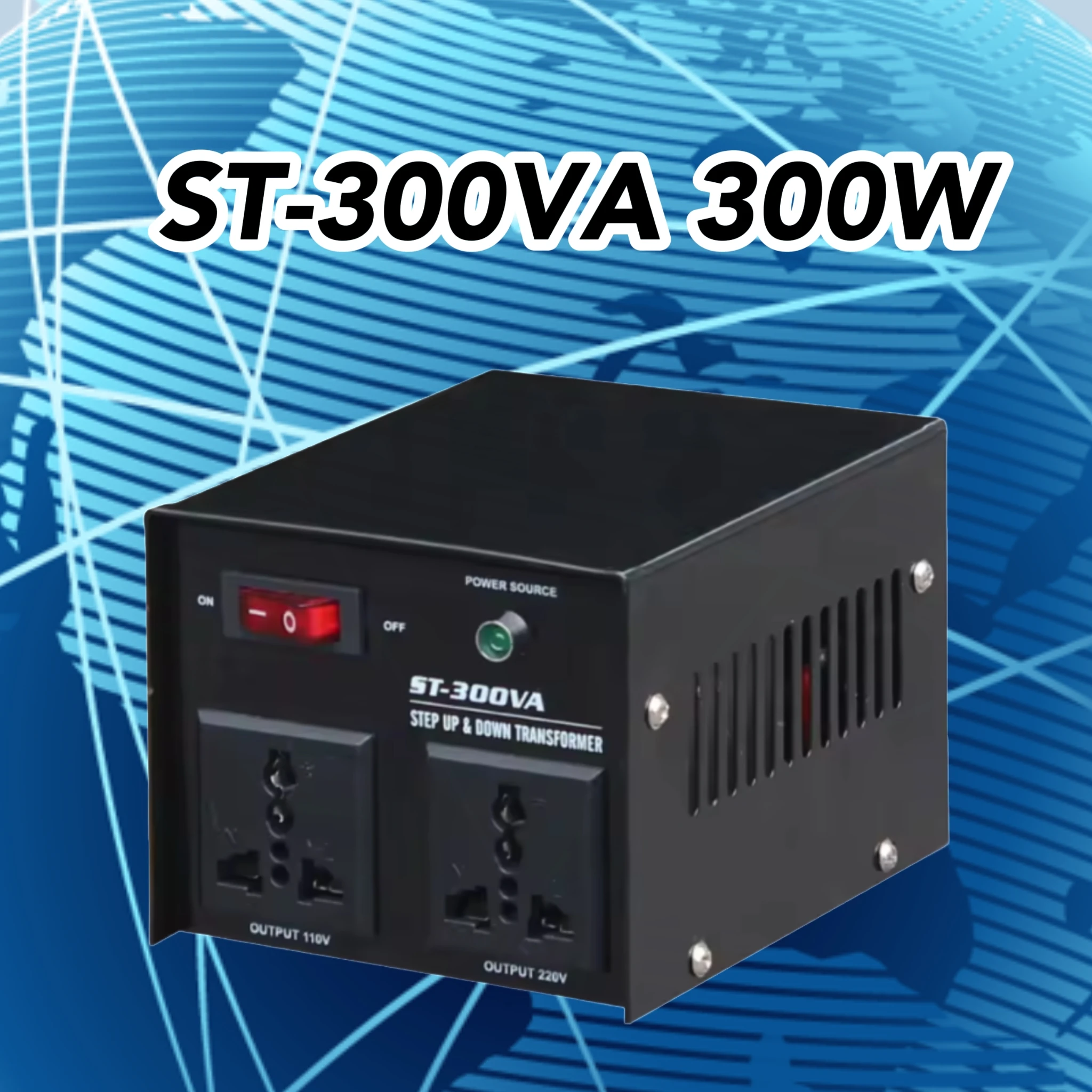 300W 220V-110V 110-220V Step Up&Down Transformer/Voltage Converter