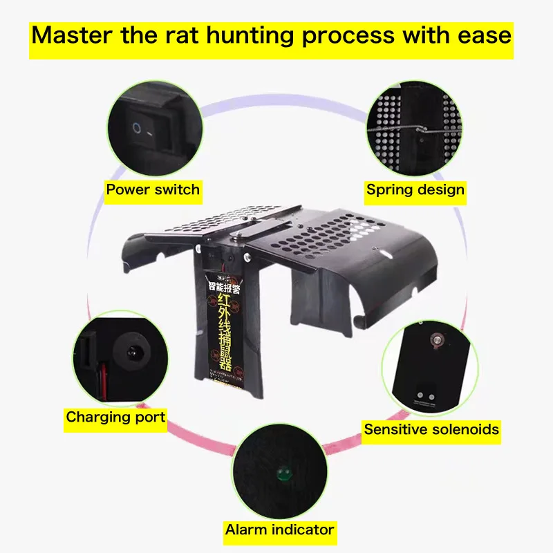 Infrared Mouse Traps Mousetrap Artefacts New Rat Cage Intelligent Household Automatic Super Catch Rats