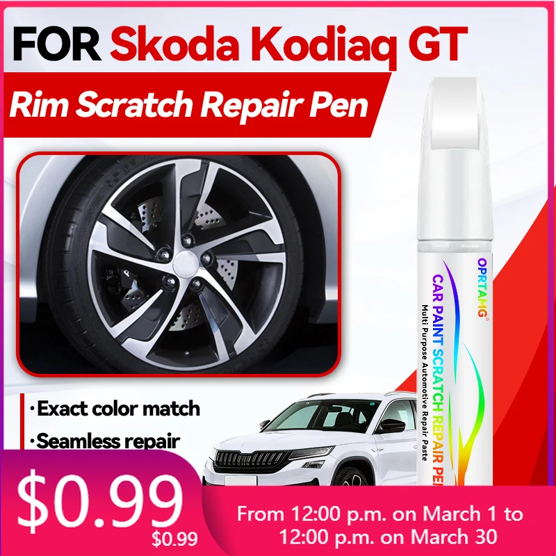 

Car Accessories For Skoda Kodiaq GT Car Paint Repair Pen Touch Up Scratch Remover DIY Auto Accessories White LY9H Blac