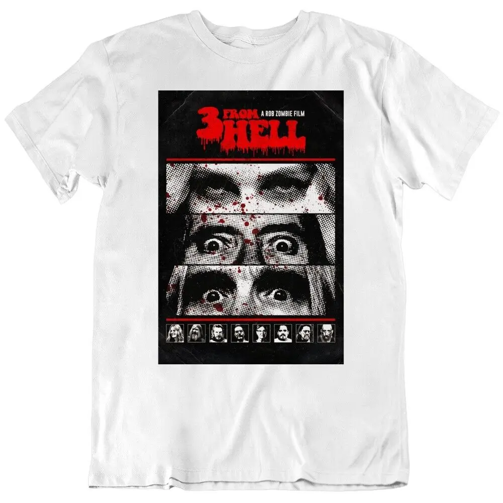 Camiseta Cult Classic Horror 3 From Hell Movie Poster v2