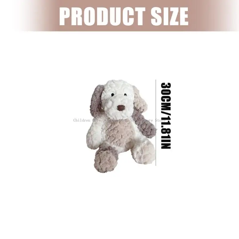 لعبة الكلب المحشوة بالقطيفة وسادة رمي جميلة للأطفال والكبار مريحة ومهدئة