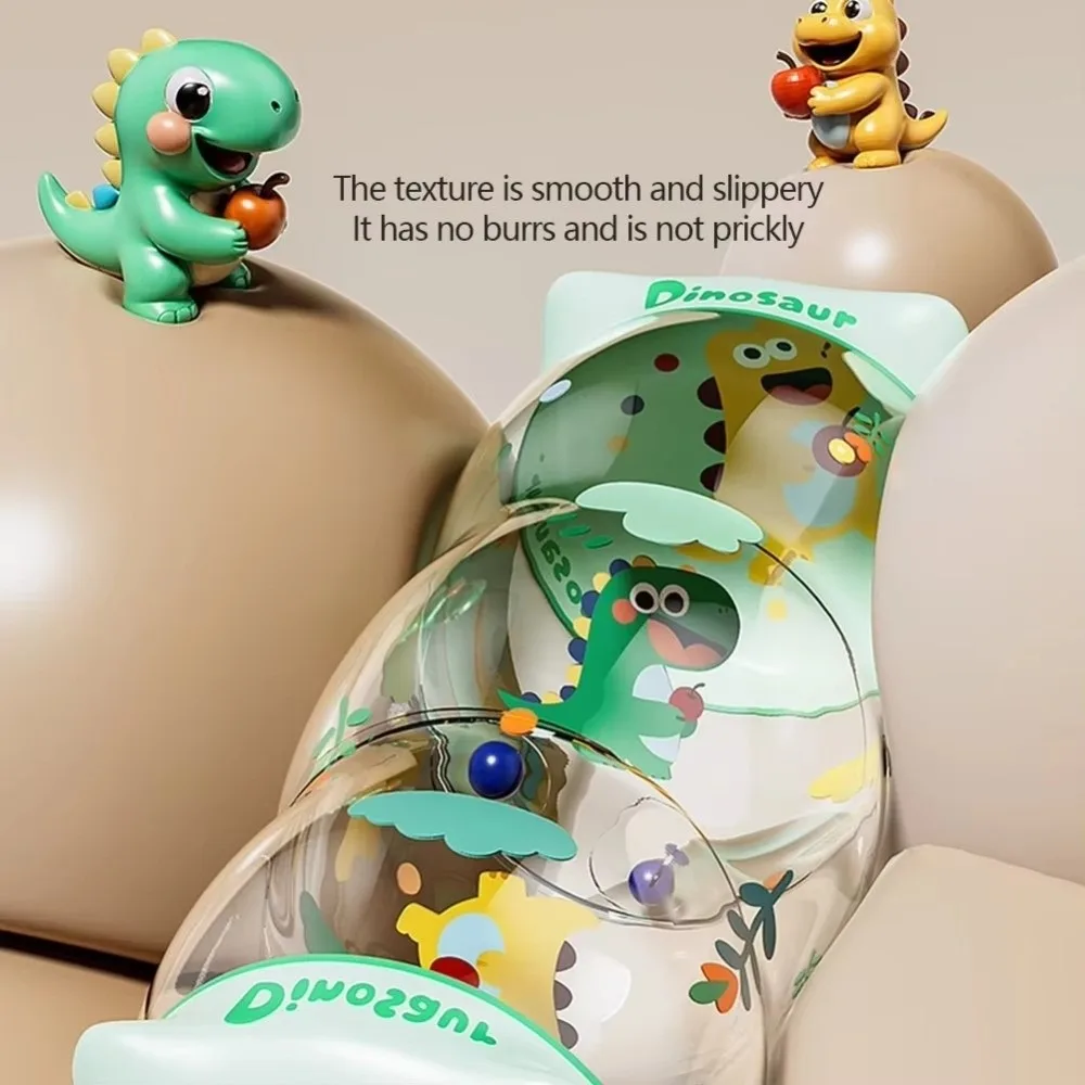 Inflatable Crawling Roller Toy Foldable Lightweight Infant Tummy Time Roller Montessori Educational Rolling Rattle view 3