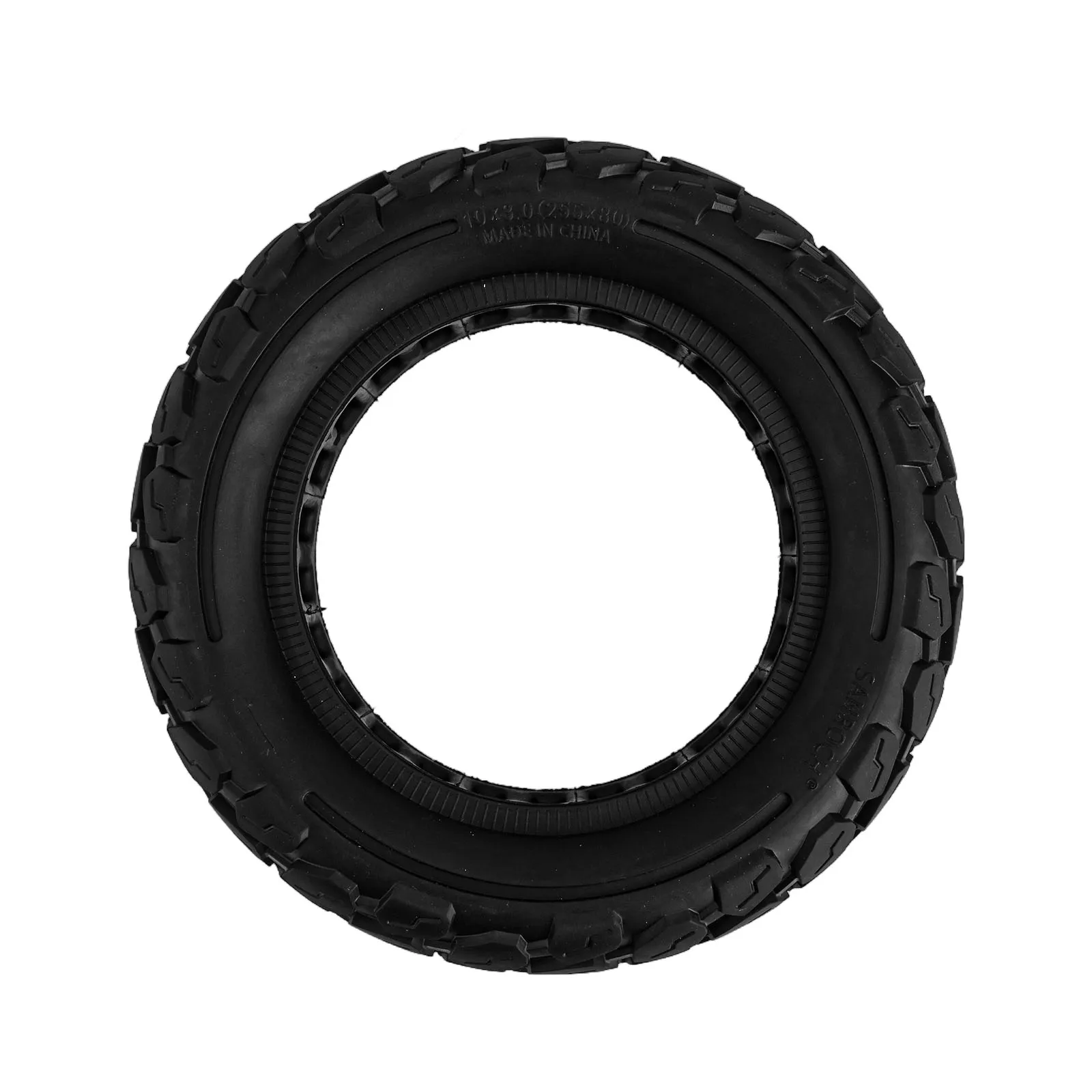 Electric Scooter Tire 10x3.0 Solid Tires Owner's Permission Solid Construction Special Tread Design Wear-resistant For 80/65-6