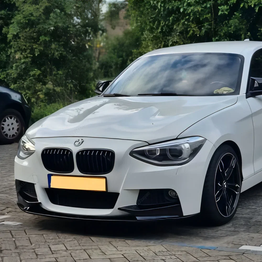 Car Front Bumper Lip Spoiler Splitter Diffuser Bodykits Tuning For BMW F20 F21 120d 120i M135i M-Sport 2012-2015 Pre-facelift