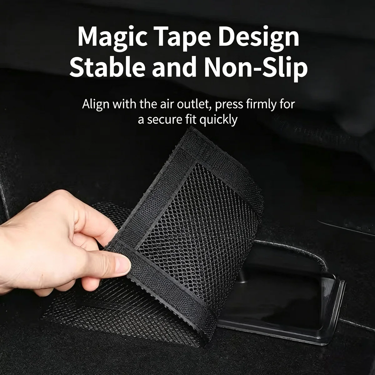 Yitong 2PCS Under Seat Air Vent Mesh Cover Air Outlet Filter Net Dustproof Vent Grille Protector For Tesla Model 3/Y Accessories
