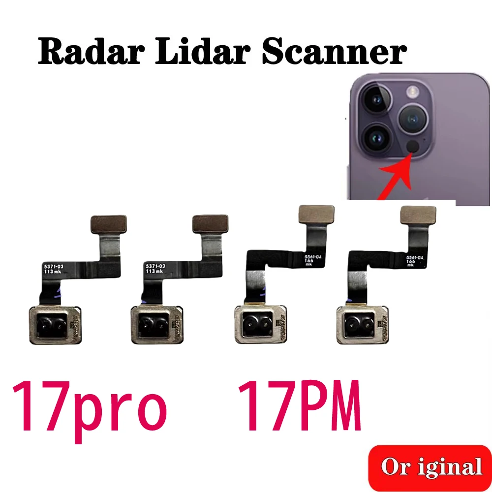 

100% Original Radar Lidar For iPhone 17 pro 17 Pro Max Radar Range Finder Scanner Flex Cable Repair Parts