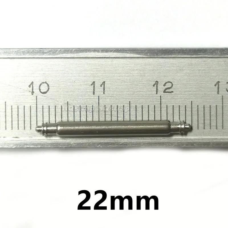 Пружинные стержни из нержавеющей стали диаметром 2,5 мм для Seiko 20 мм 22 мм Пружинные стержни для ремешка часов 10 шт. металлические шпильки инструмент для ремонта