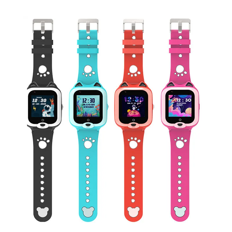 Getfitsoo-ساعة ذكية للأطفال ، جهاز تعقب لتحديد المواقع ، كاميرا فيديو 4G ، دردشة صوتية ، KT22 GEO ، ساعات ذكية لطيفة للأطفال ، واتس اب