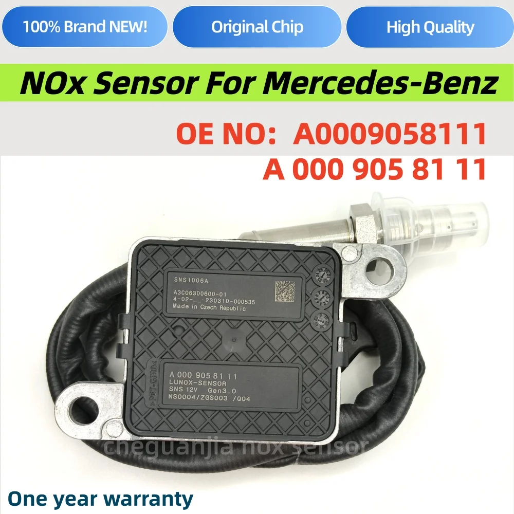 

High Quality Nox Sensor A0009058111 For Mercedes-Benz A B C E GLE GLS W177 V177 W247 W205 A205 C205 S205 A0009053109 0009058111