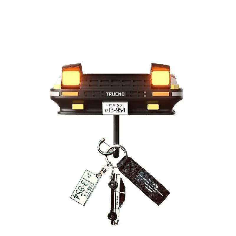 المنزل الأولي D AE86car العلوي مفتاح شماعات الإبداعية تخزين الرف هوك Ae86 مفتاح حاملwallhome ديكور حديث