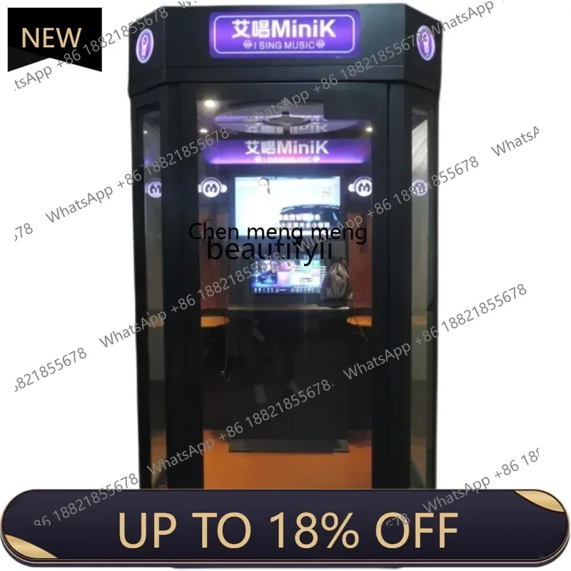 

Z189 A56 Sing bar house camp household singing machine mobile singing practice jukebox sing bar reading booth equipment