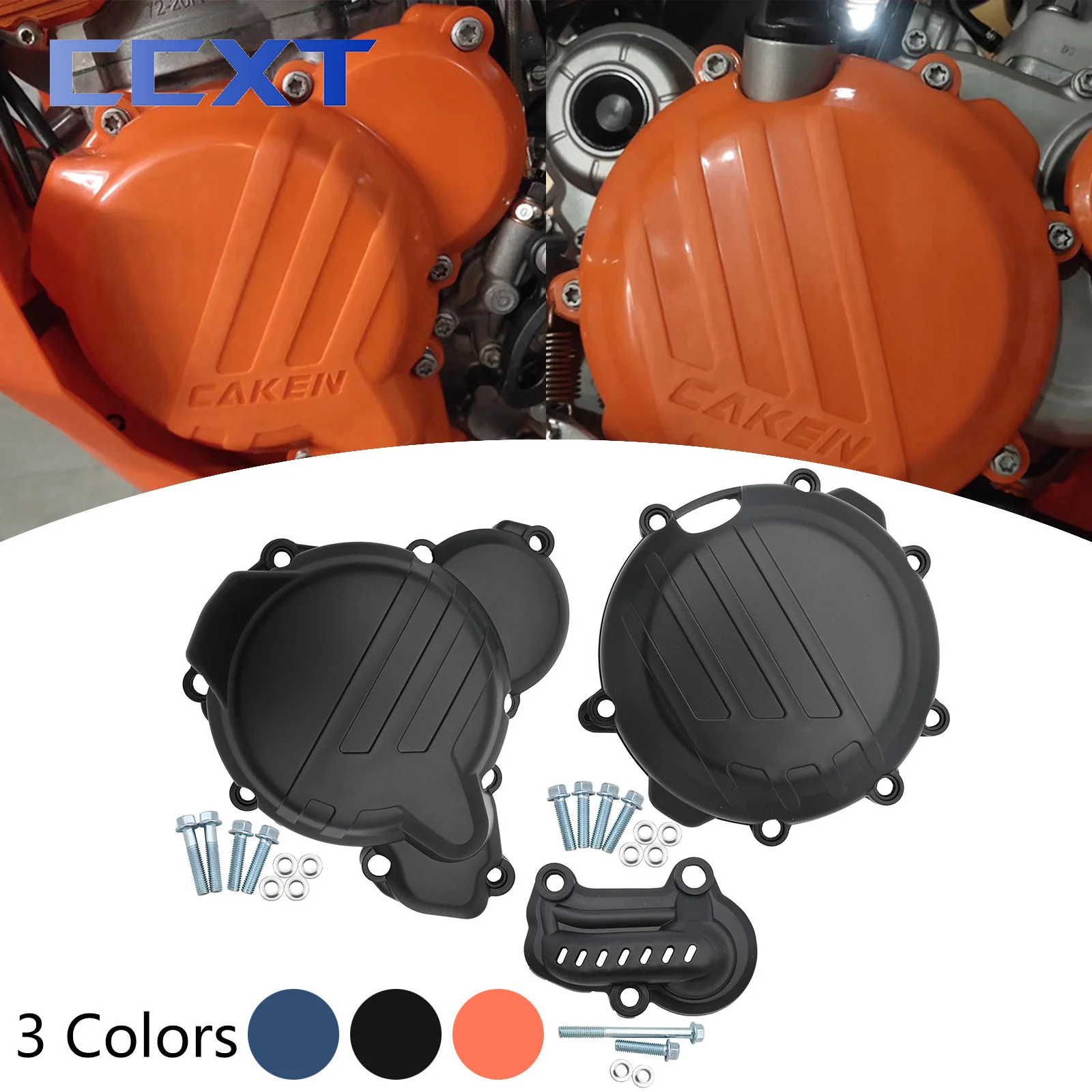 Motorcycle Engine Clutch Guard Water Pump Cover Ignition Protector For KTM 300 250 EXC SX XC XCW TPI 2019 2020 2021 2022 Parts