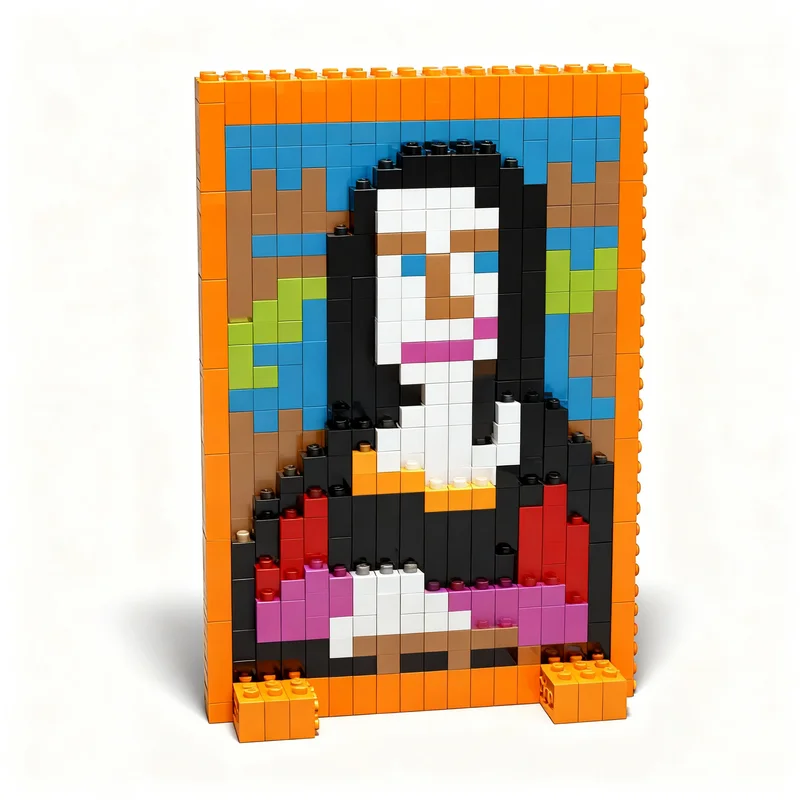313pcs MOC La Gioconda Classic Model Toys Building Blocks Architecture Christmas Gift Display DIY Assemble Education Creative