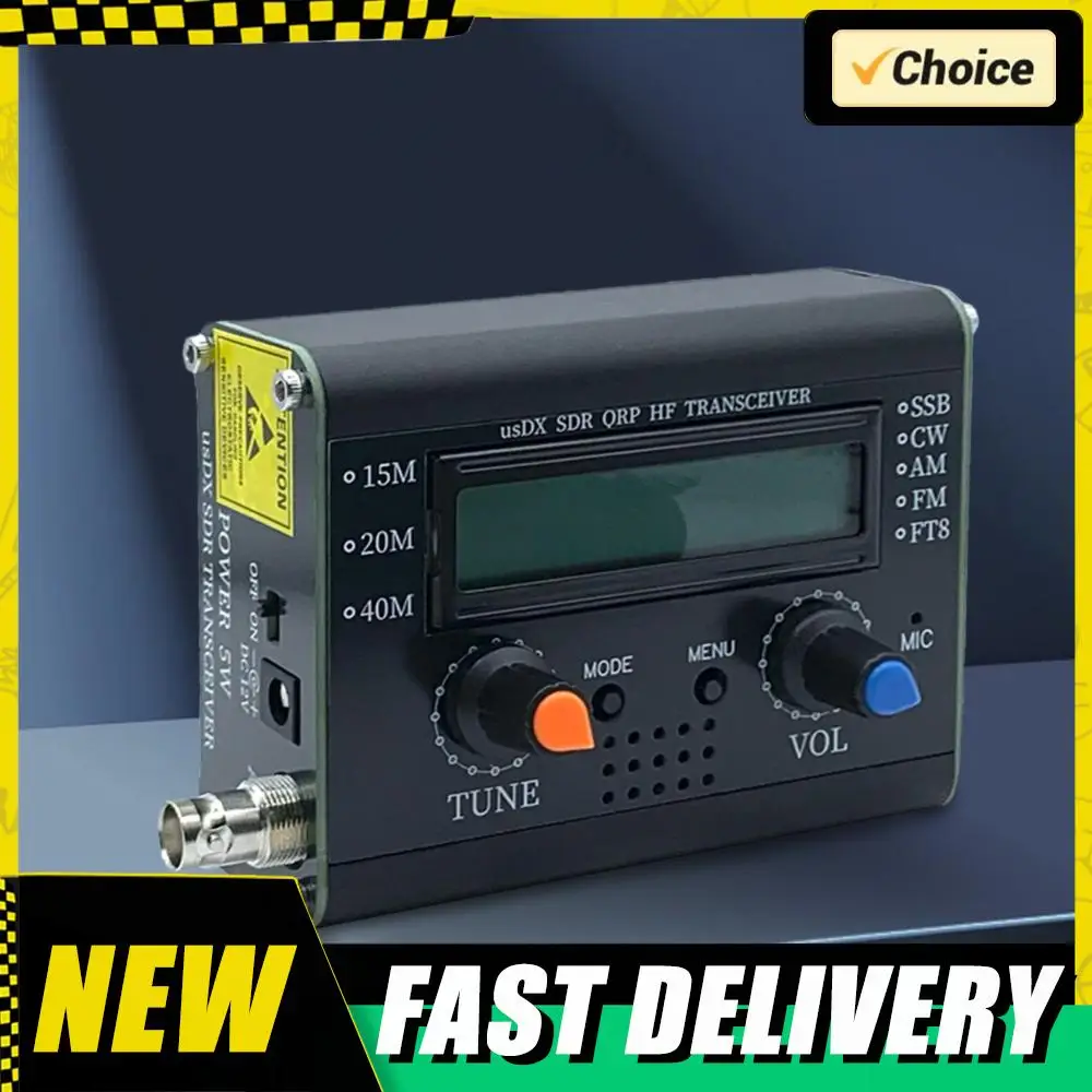 

5 Вт UsDX SDR QRP HF трансивер QCX-SSB к SSB 3-диапазонный всережимный трансивер высокочастотный трансивер с ручным микрофоном